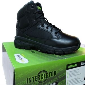 Interceptor Women's Litefast Tactical Enduropro Comfort Work Boots size 7½‎